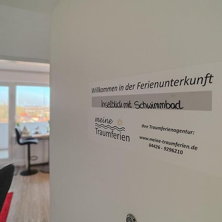Fewo Inselblick Mit Schwimmbad - Horumersiel Exteriér fotografie